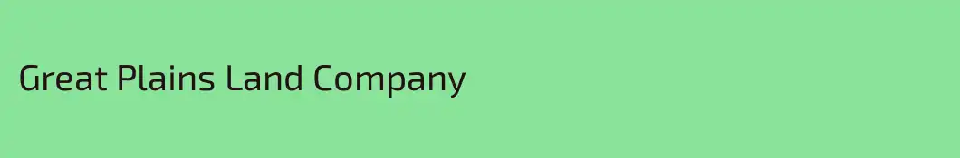 Great Plains Land Company